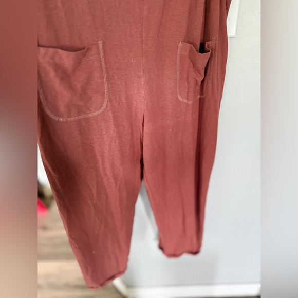 Jax & Lennon Rust Jumpsuit - Picture 2 of 5